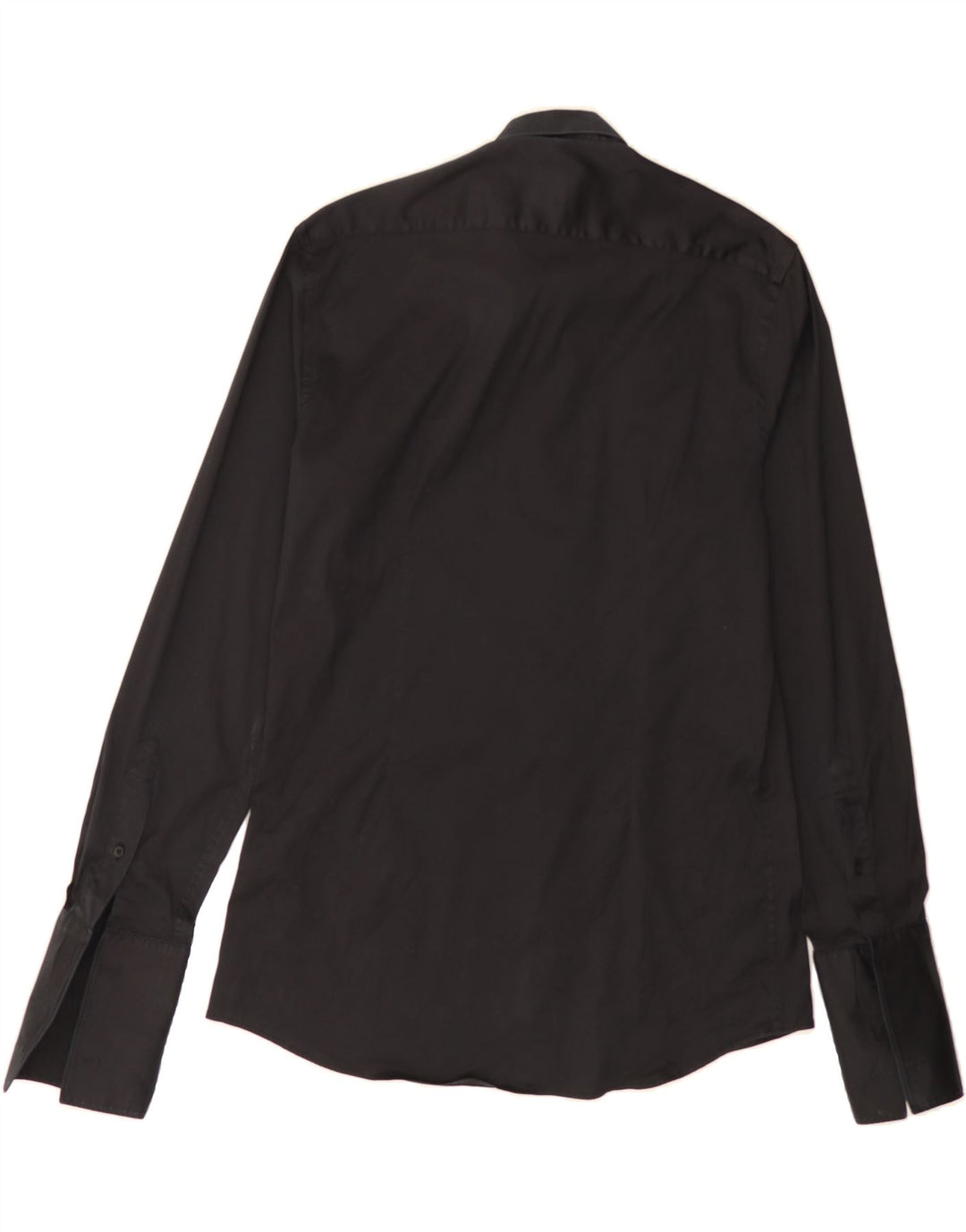 ZARA Mens Formal Shirt Large Black Cotton Vintage Zara and Second-Hand Zara from Messina Hembry 