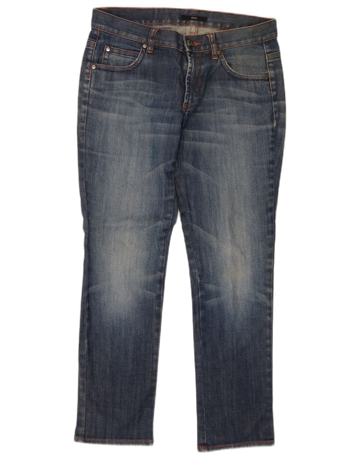 Hugo Boss Dame Slim Jeans W29 L28 Blå