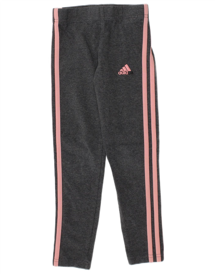 Adidas pigeleggings 5-6 år grå bomuld