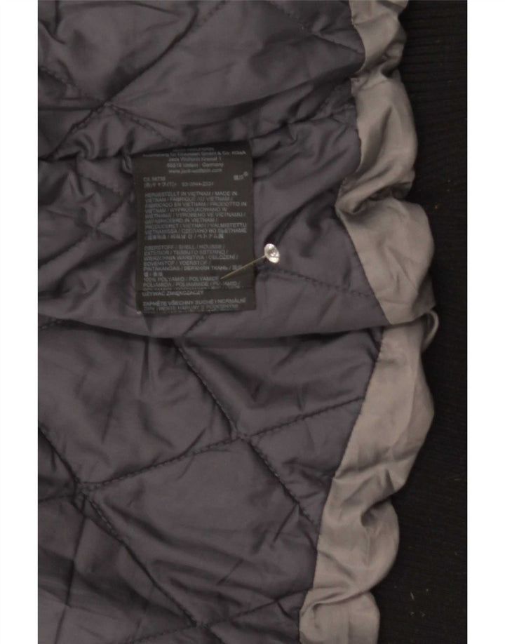 Jack Wolfskin Herre Hooded Bomber Jacket UK 36/38 Medium Black Polyamide