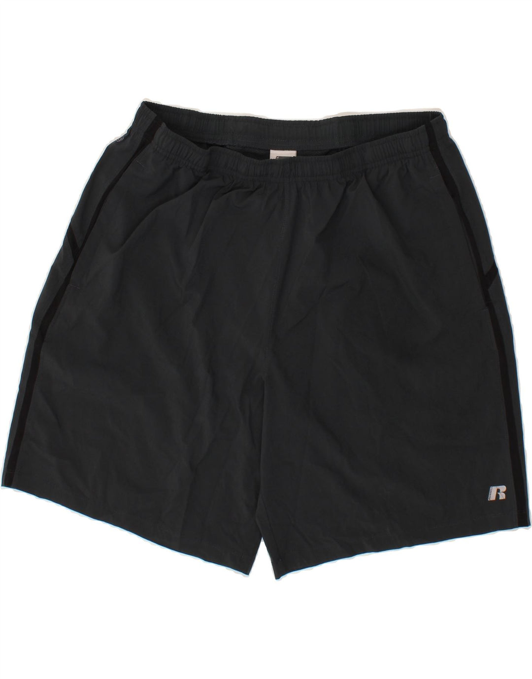 RUSSELL ATHLETIC Mens Dri-Power Sport Shorts Large  Grey Polyester Vintage Russell Athletic and Second-Hand Russell Athletic from Messina Hembry 