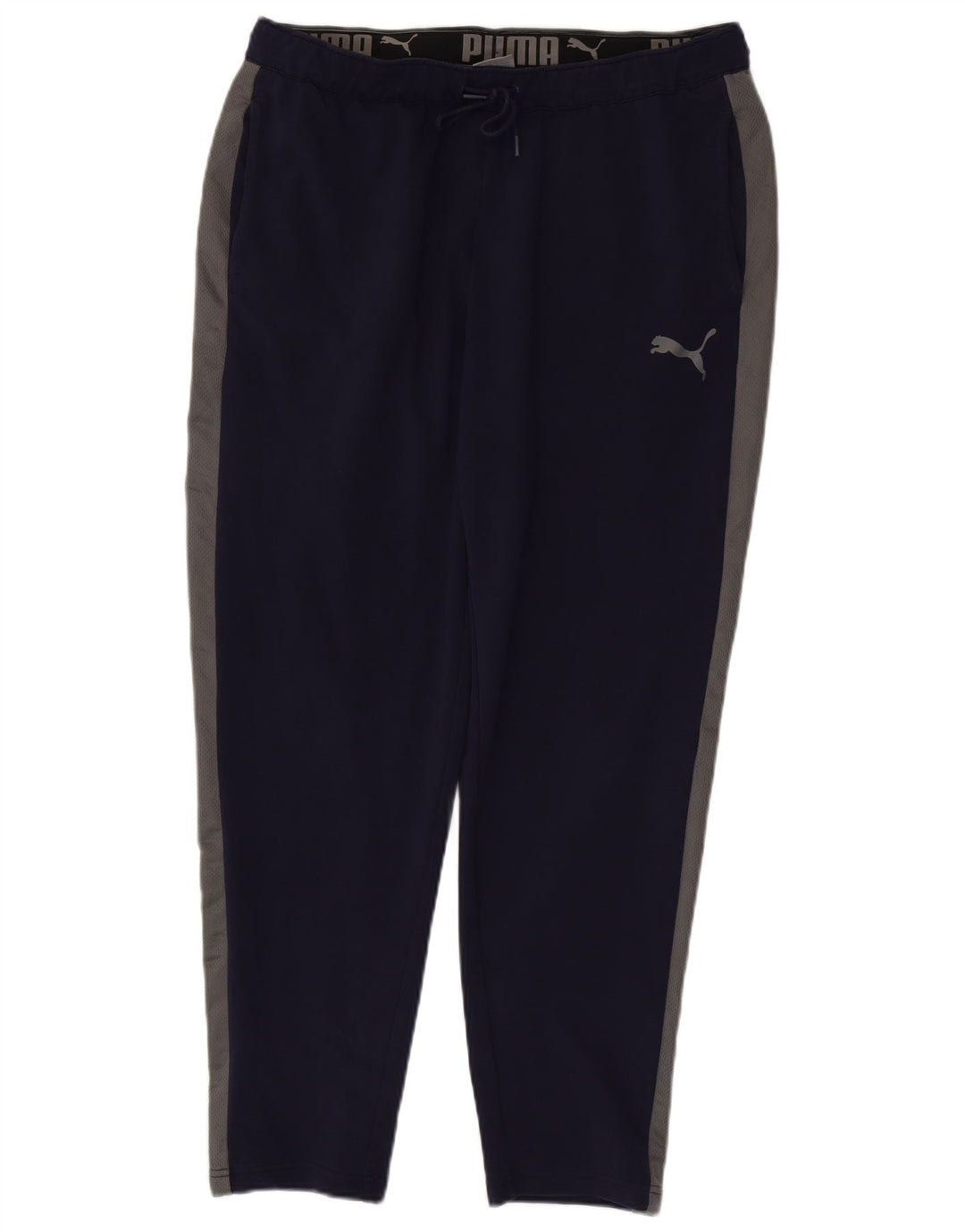 PUMA Træningsdragt bukser til mænd Large Navy Blue Colourblock