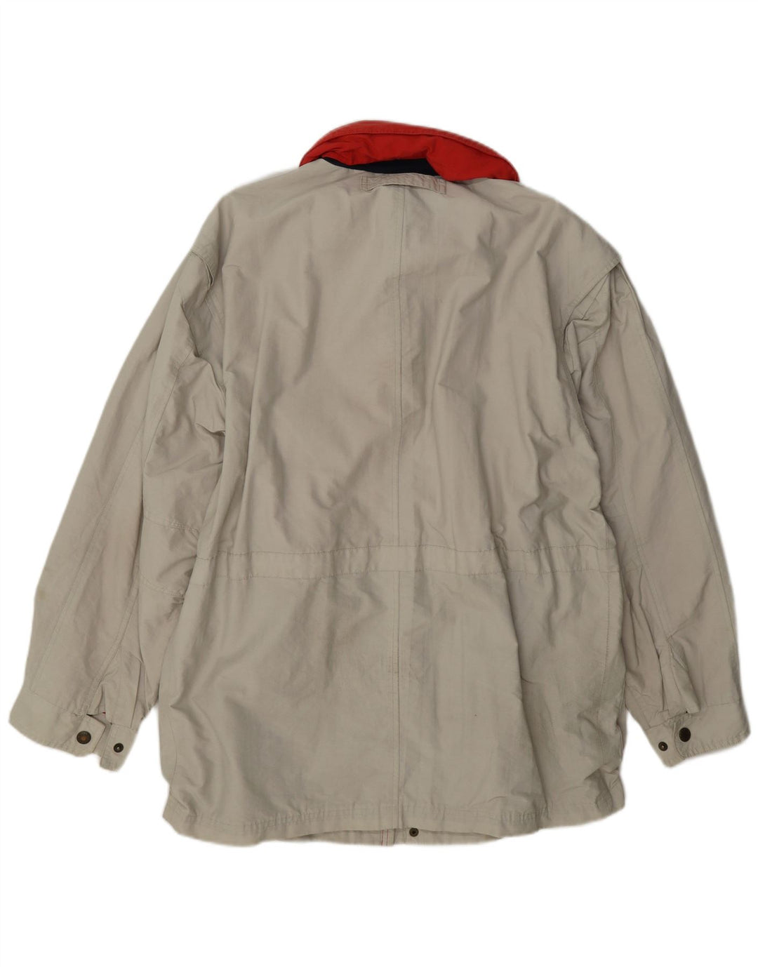Vintage Herre Hooded Utility Jacket UK 40 Large Beige Cotton
