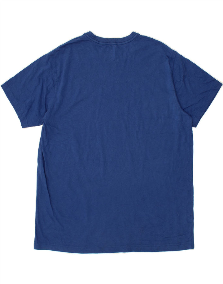 EDDIE BAUER Mens T-Shirt Top XL Blue Cotton Vintage Eddie Bauer and Second-Hand Eddie Bauer from Messina Hembry 