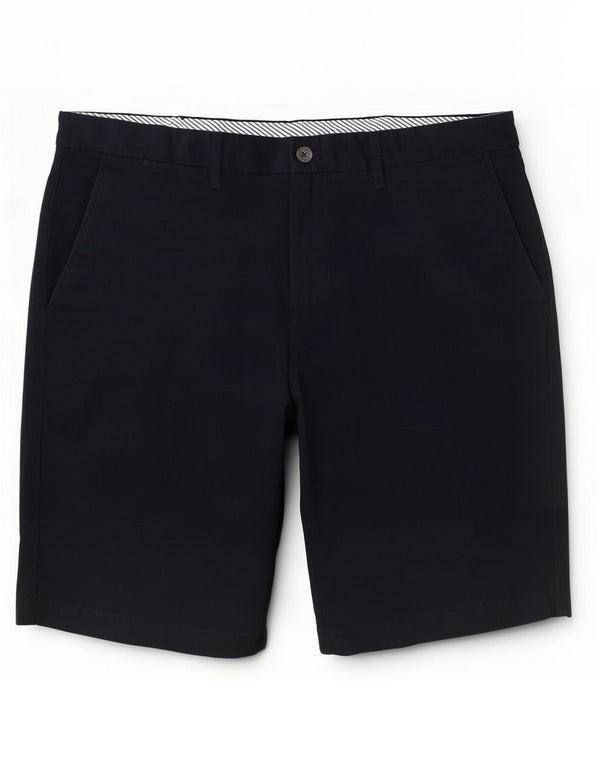 Tommy Hilfiger Mens Chino Shorts W34 Large Navy Blue Cotton