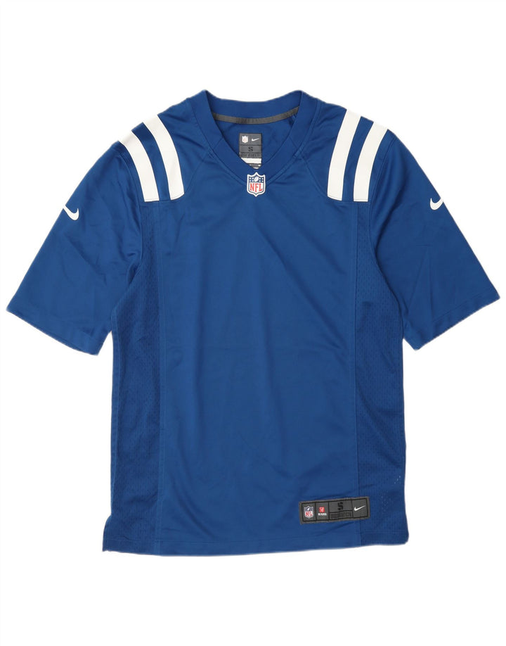 Nike grafisk T-shirt top til mænd, lille blå polyester