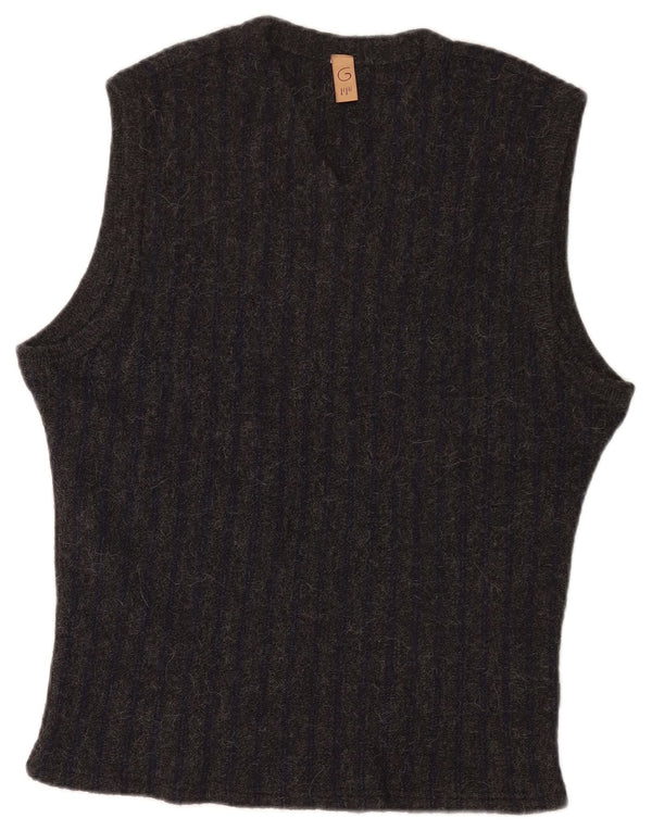 Gigli Herre Vest Tank Top UK 16 Large Grey Alpaca Wool