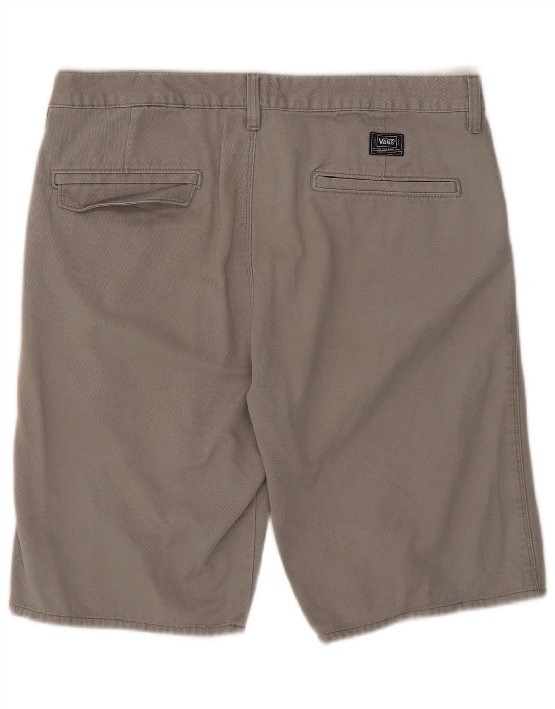 Vans Herre Casual Shorts W34 Large Grå Bomuld