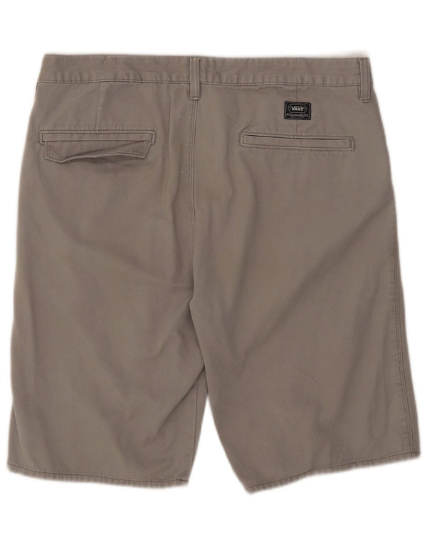 Vans Herre Casual Shorts W34 Large Grå Bomuld