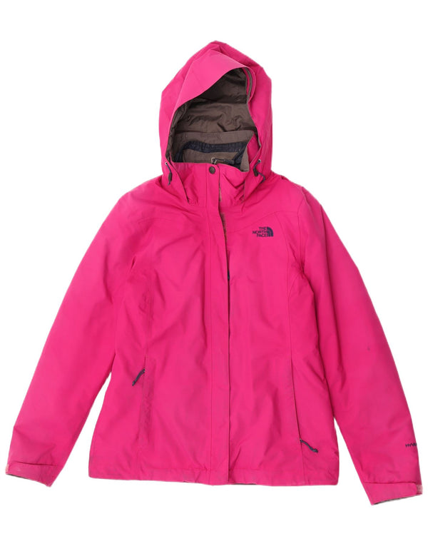 The North Face vindjakkejakke med hætte til kvinder UK 14 Medium Pink Polyester