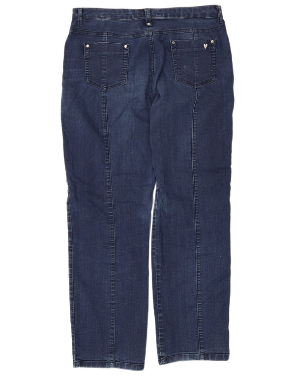 Marks & Spencer Dame Per Una Straight Jeans UK 16 Large W36 L30 Navy Blue