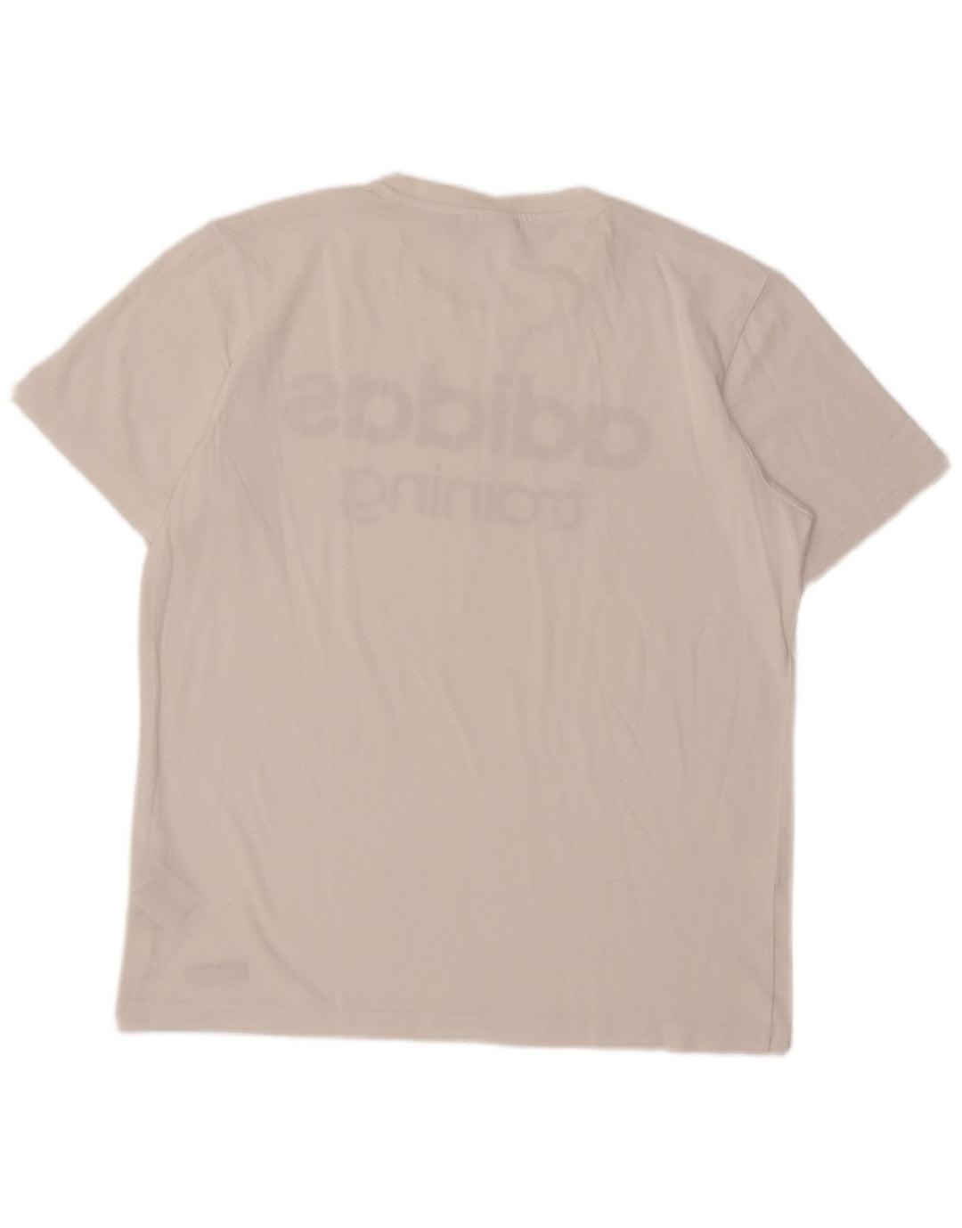 Adidas Herre Climalite grafisk T-shirt top mellem hvid bomuld