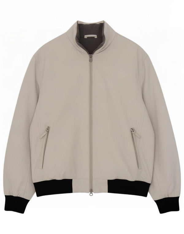 Murphy & Nye Mens Custom Fit Bomber Jacket UK 44 2XL White Colourblock