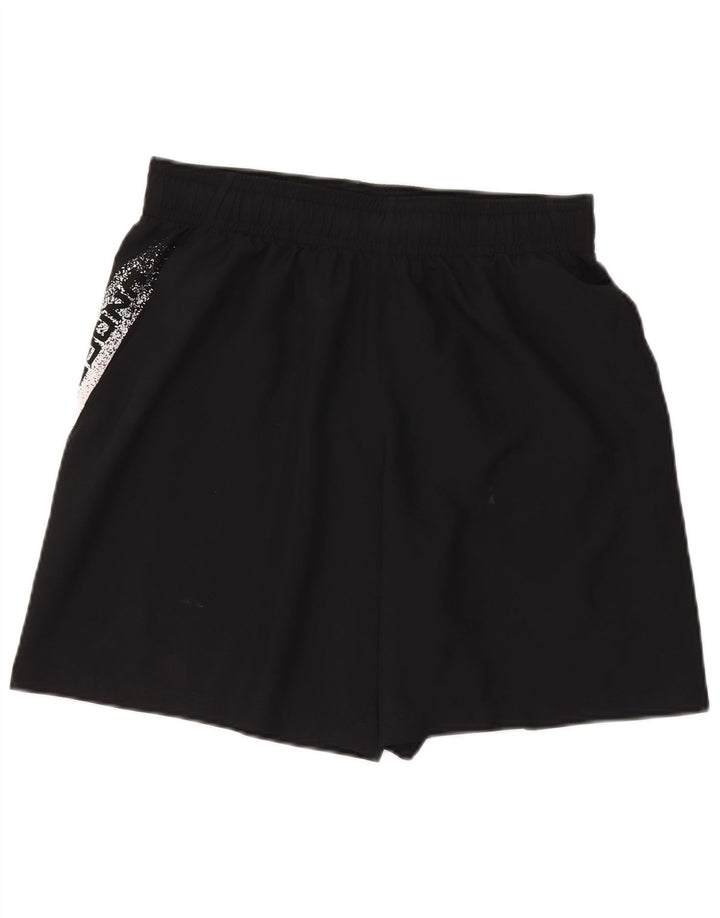 Under Armour Herre Grafisk Loose Fit Sportshorts Large Sort Polyester