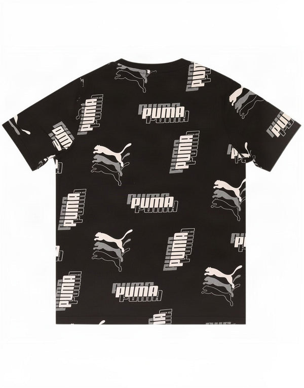 Puma Herre Grafisk T-Shirt Top Lille Sort