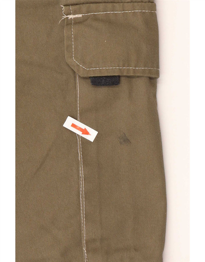 Basics Herre Cargo Shorts XL W38 Khaki Polyester