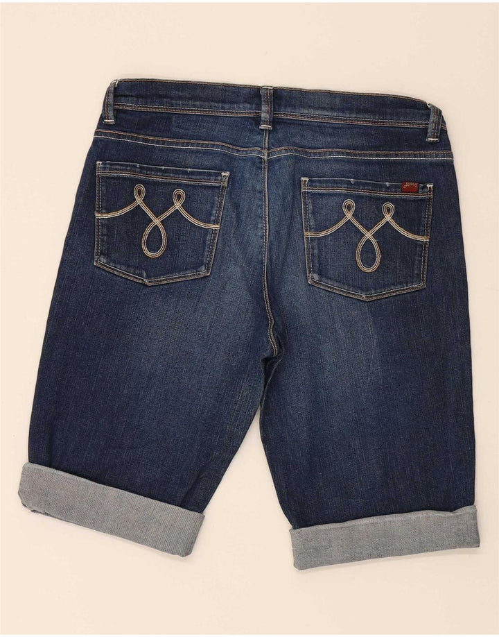 OASIS Womens Denim Shorts UK 12 Medium W30  Blue
