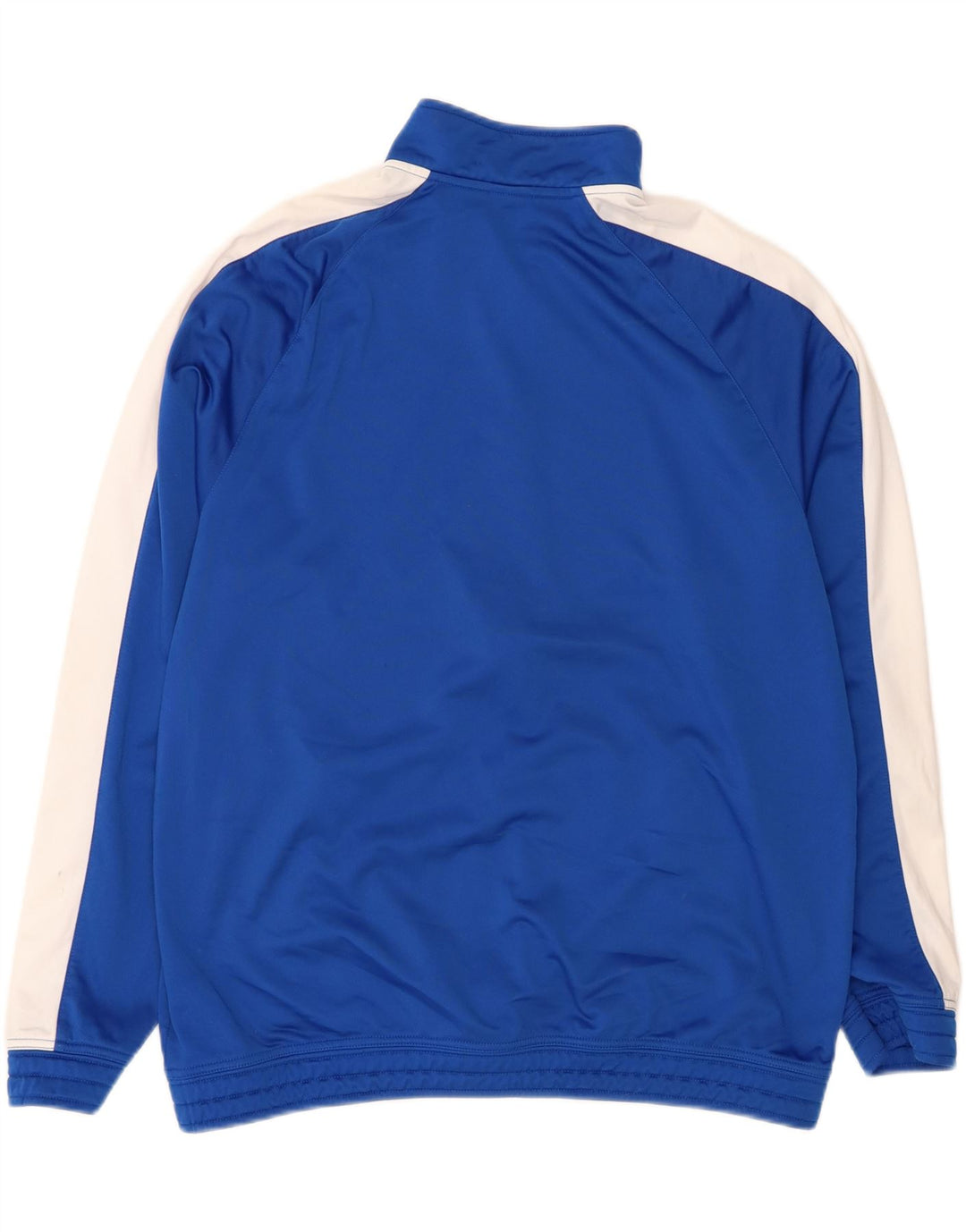 STARTER Mens Tracksuit Top Jacket UK 42/44 Large Blue Colourblock Vintage Starter and Second-Hand Starter from Messina Hembry 