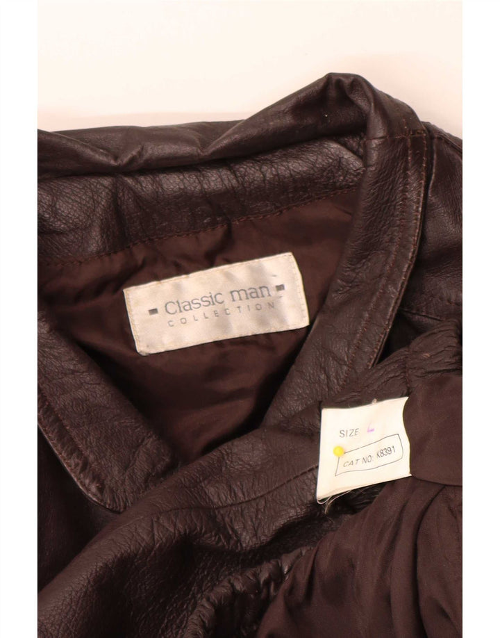 Vintage herre læderjakke UK 40 Large Brown