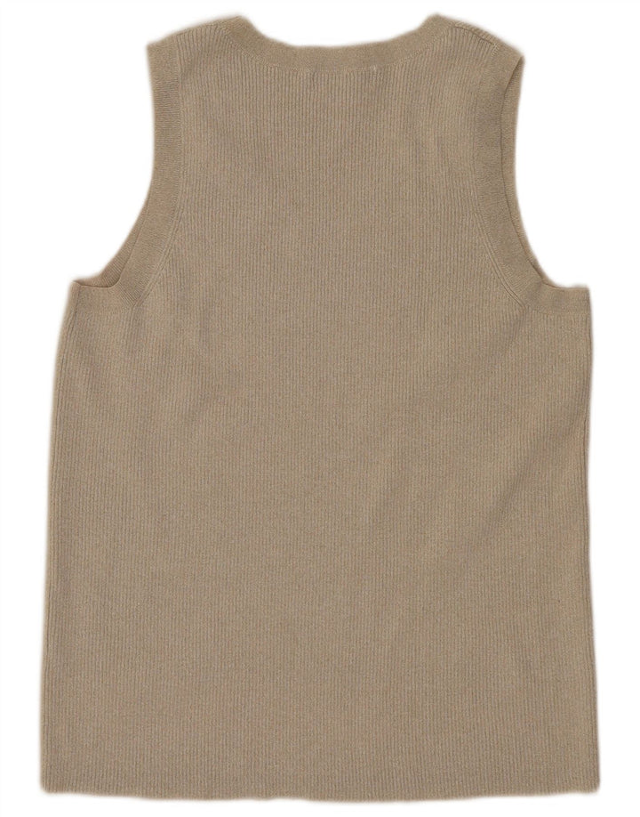 Marks & Spencer Dame Vest Tank Top UK 14 Medium Beige