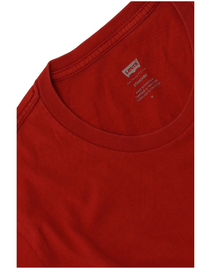 Levi's Herre Standard T-Shirt Top Medium Rød