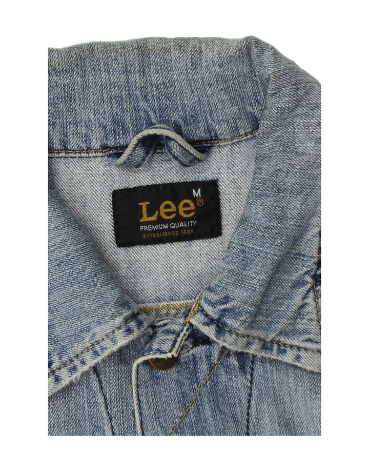 LEE Womens Denim Jacket UK 12 Medium Blue Cotton Vintage Lee and Second-Hand Lee from Messina Hembry 