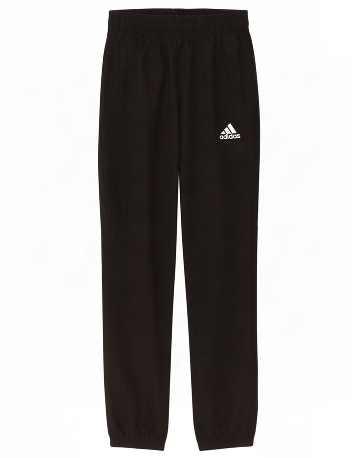 Adidas Boys Climalite træningsdragt bukser 9-10 år sort polyester