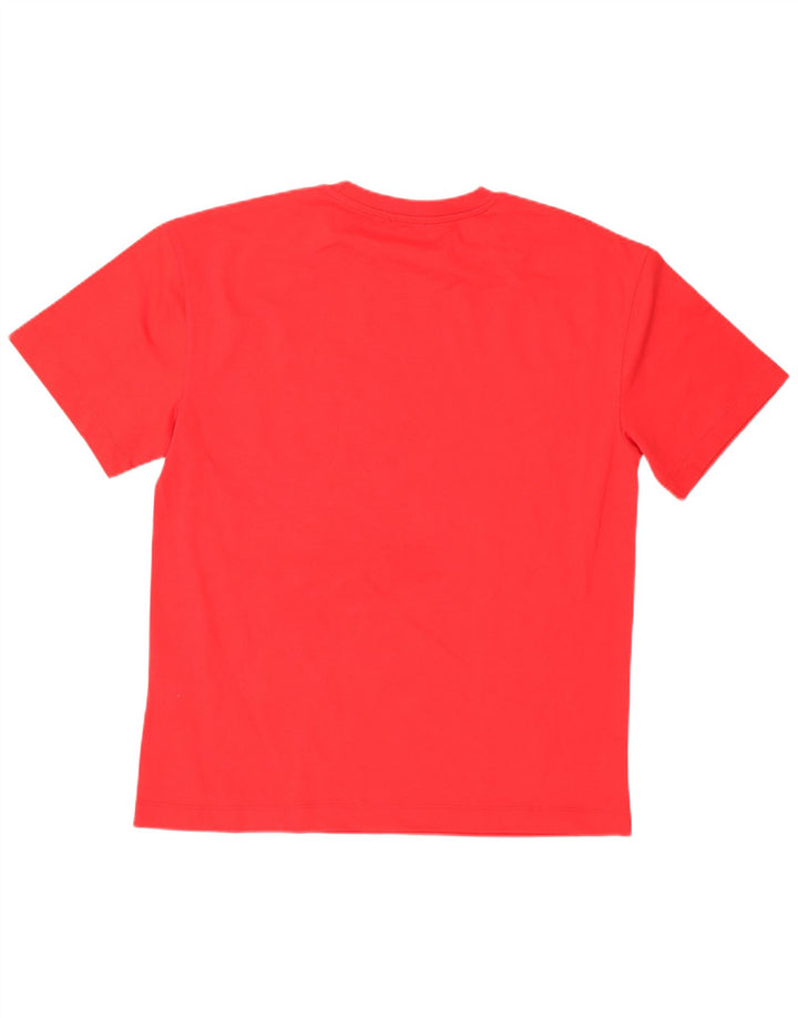 Zara Herre T-Shirt Top Stor Rød Bomuld