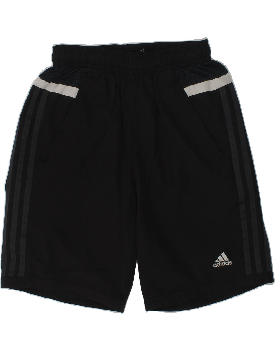 ADIDAS Boys Climacool Sport Shorts 11-12 Years Black Polyester | Vintage Adidas | Thrift | Second-Hand Adidas | Used Clothing | Messina Hembry 