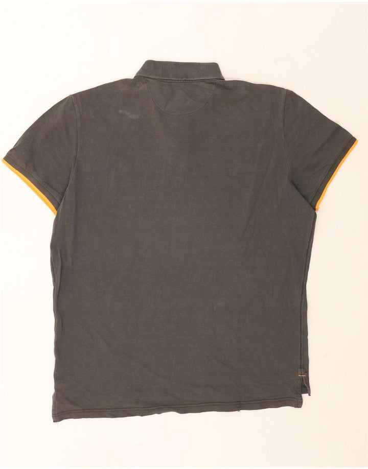 AMERICAN EAGLE Herre poloshirt XL Grå Bomuld