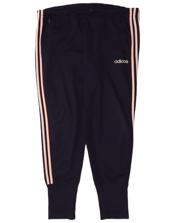 ADIDAS Træningsdragt til mænd Joggers UK 44/46 Large Navy Blue Polyester
