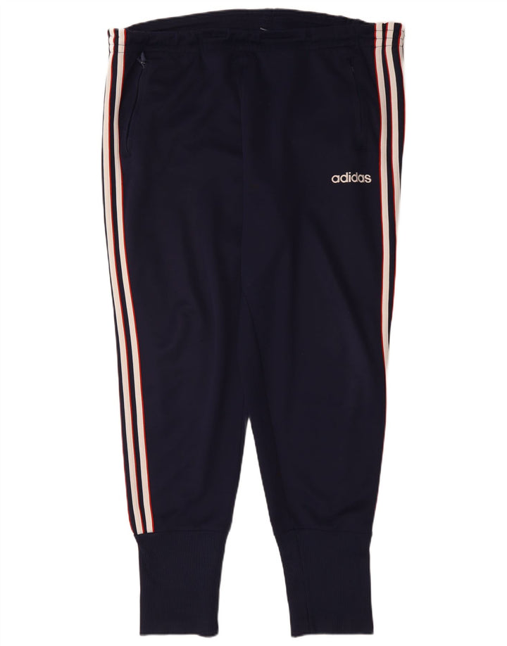 ADIDAS Træningsdragt til mænd Joggers UK 44/46 Large Navy Blue Polyester