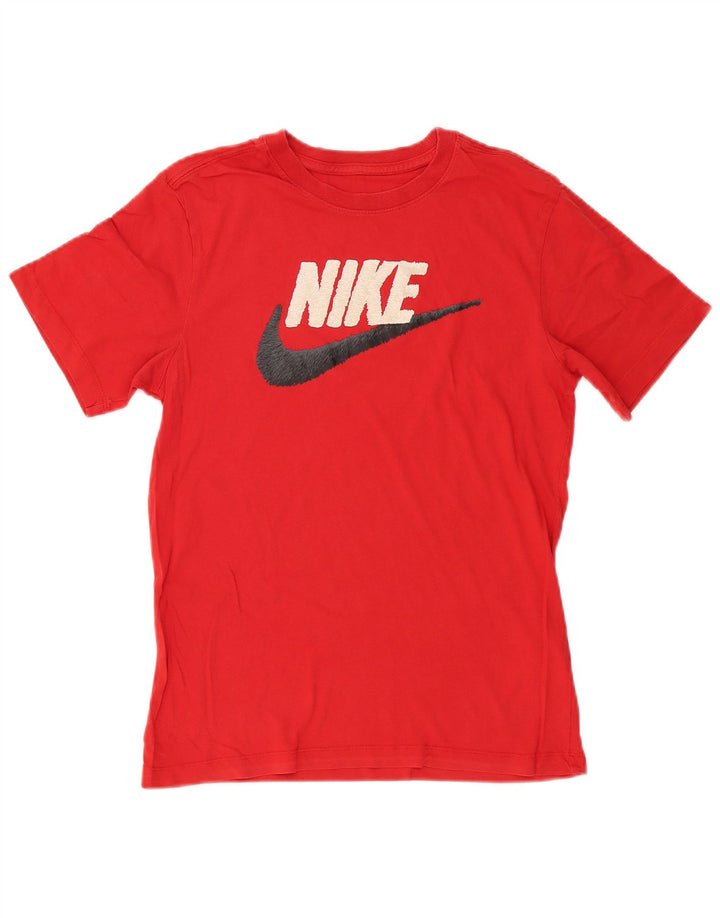 Nike grafisk t-shirt top til mænd, lille rød bomuld