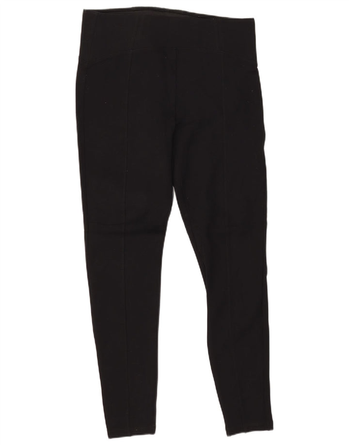 MARKS & SPENCER Leggings til kvinder UK 14 Stor sort viskose