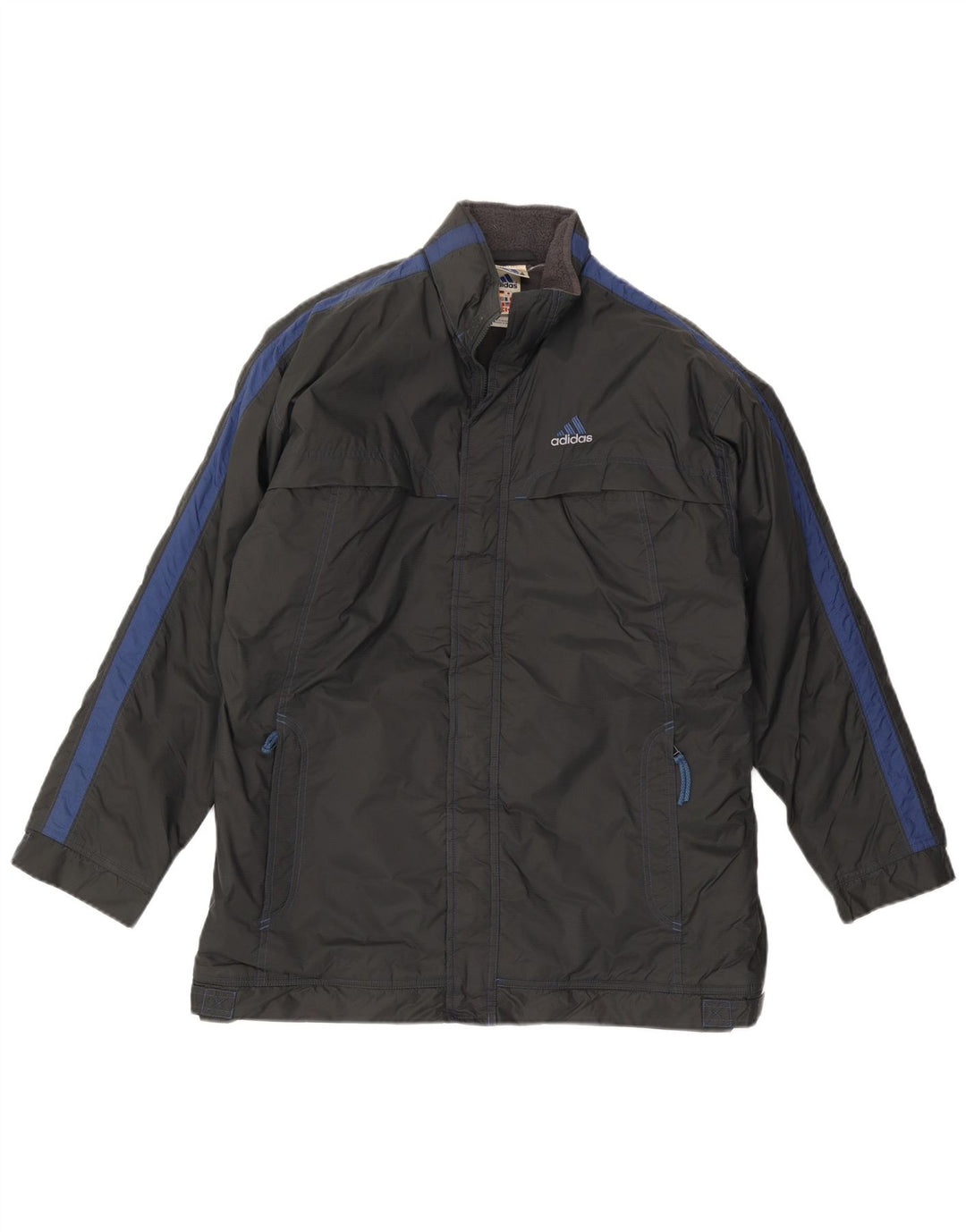 Adidas Boys Windbreaker Jacket 15-16 år Sort Colourblock Polyester