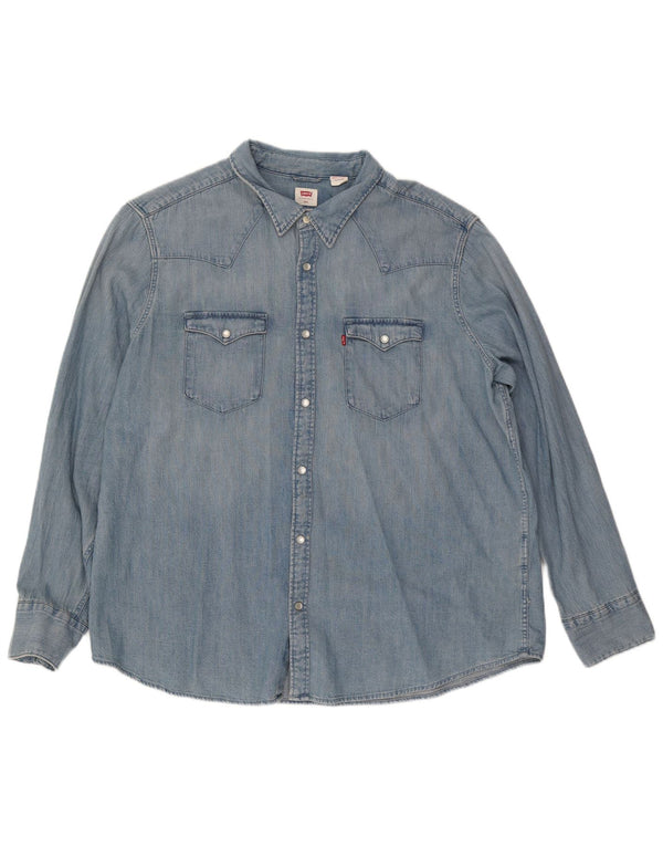 Levi's Herre Standard Denim Shirt 2XL Blå