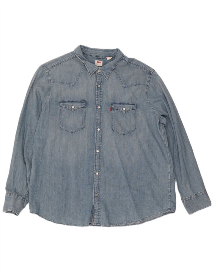 Levi's Herre Standard Denim Shirt 2XL Blå