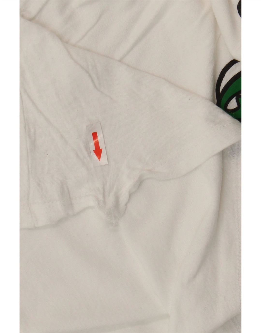 Puma Grafisk T-Shirt Top UK 16 Stor hvid bomuld