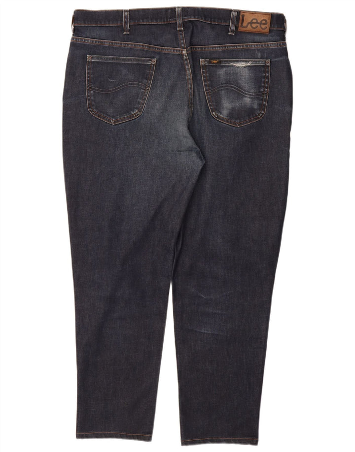 LEE Dame Chicago Slim Jeans W40 L28 Marineblå Bomuld
