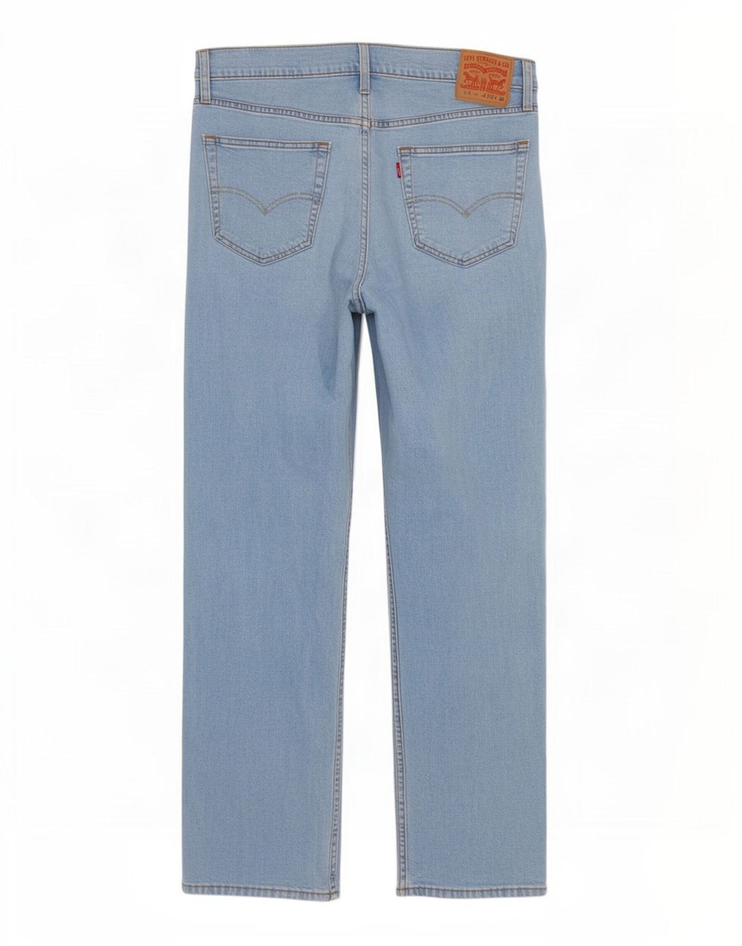 Levi's Herre 514 Straight Jeans W34 L32 Blå Bomuld