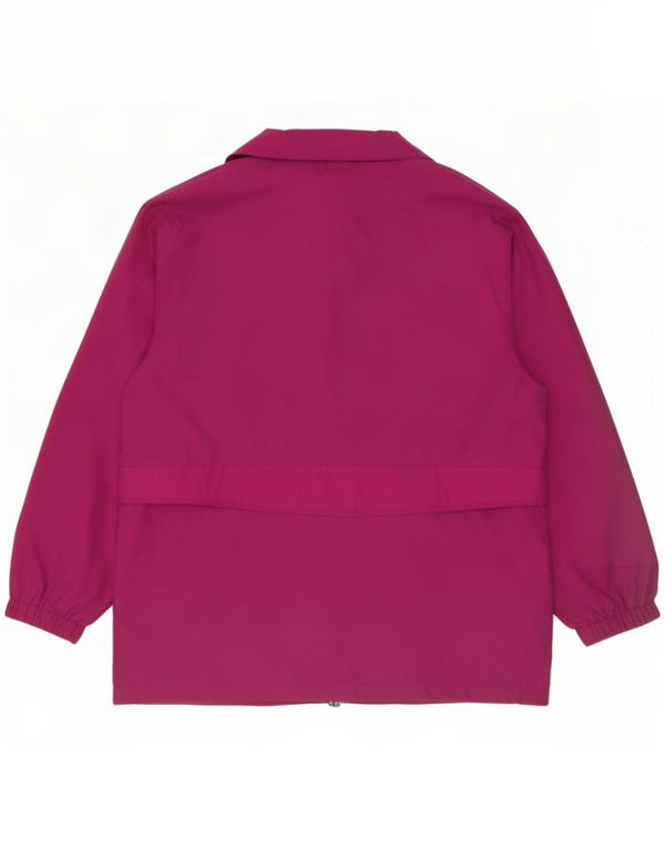 Eddie Bauer Dame Loose Fit Regnjakke UK 14 Medium Pink Nylon