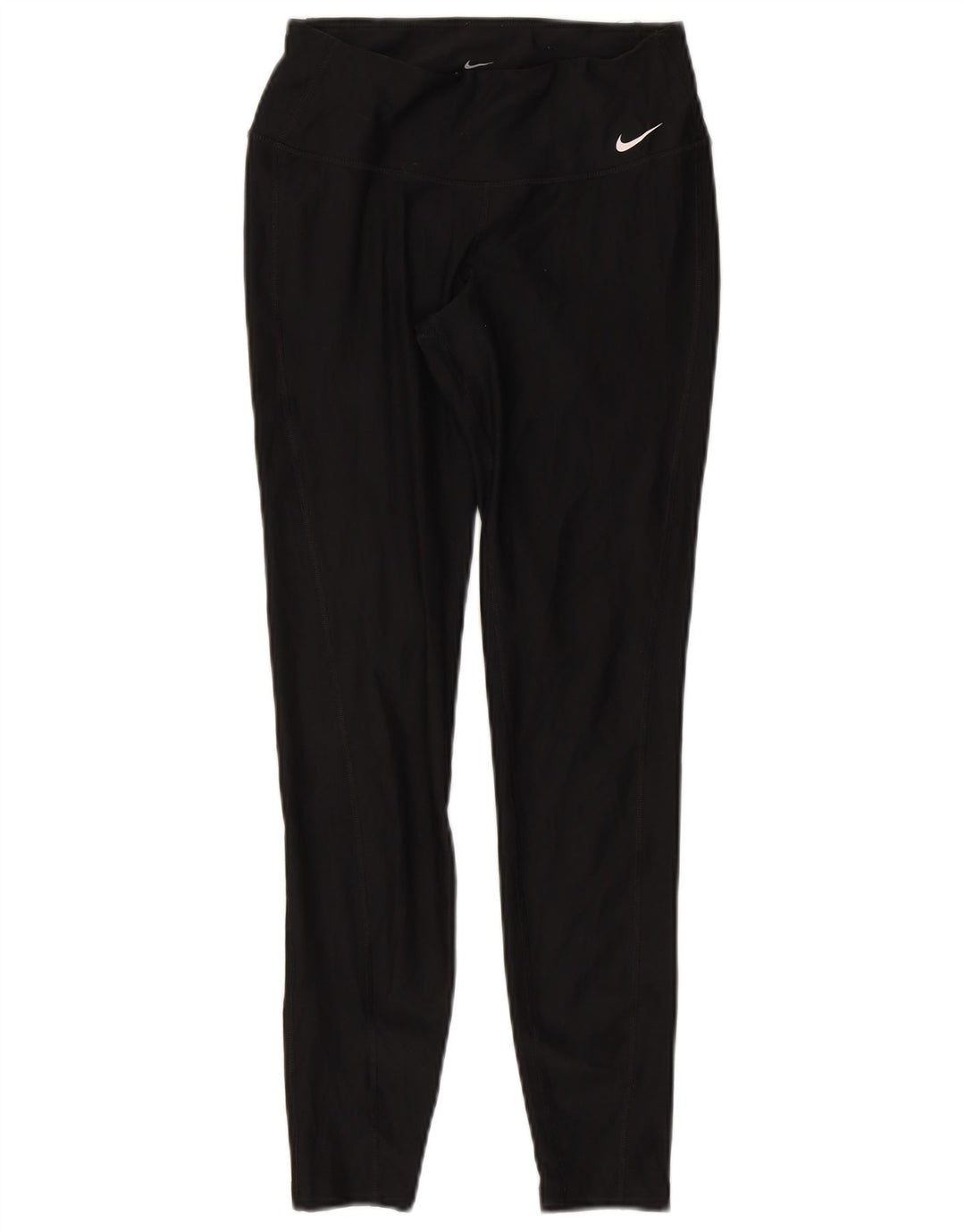 Nike Dame Dri Fit Leggings UK 6 XS Sort Polyester