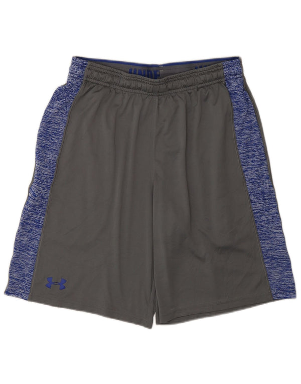 Under Armour Herre Sportshorts Medium Grey Colourblock Polyester