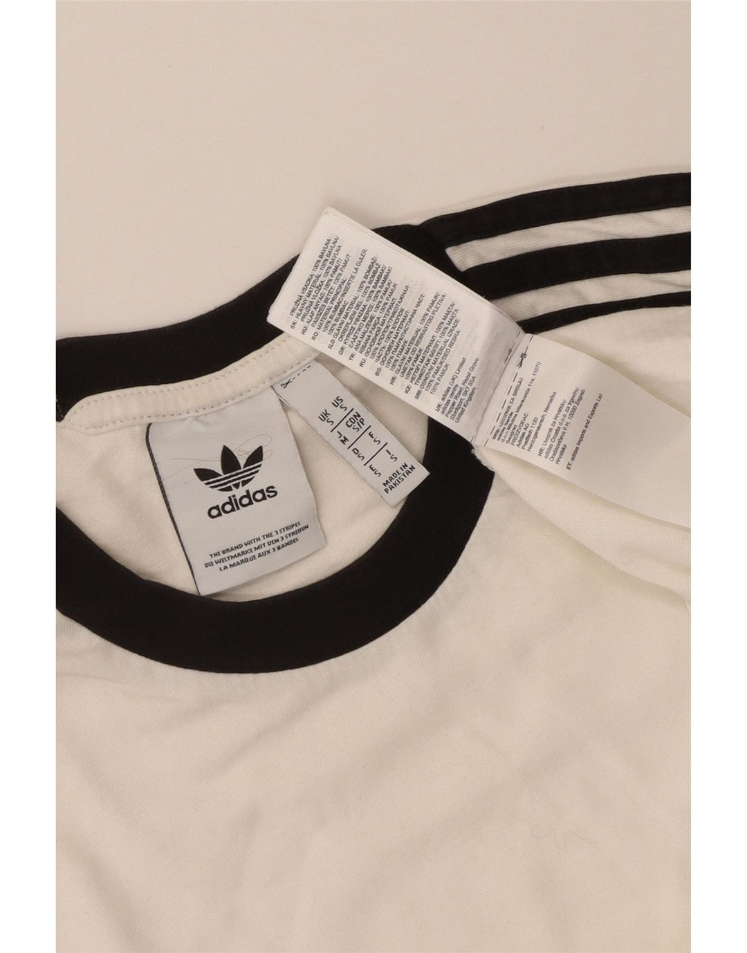Adidas herre T-shirt top lille hvid bomuld