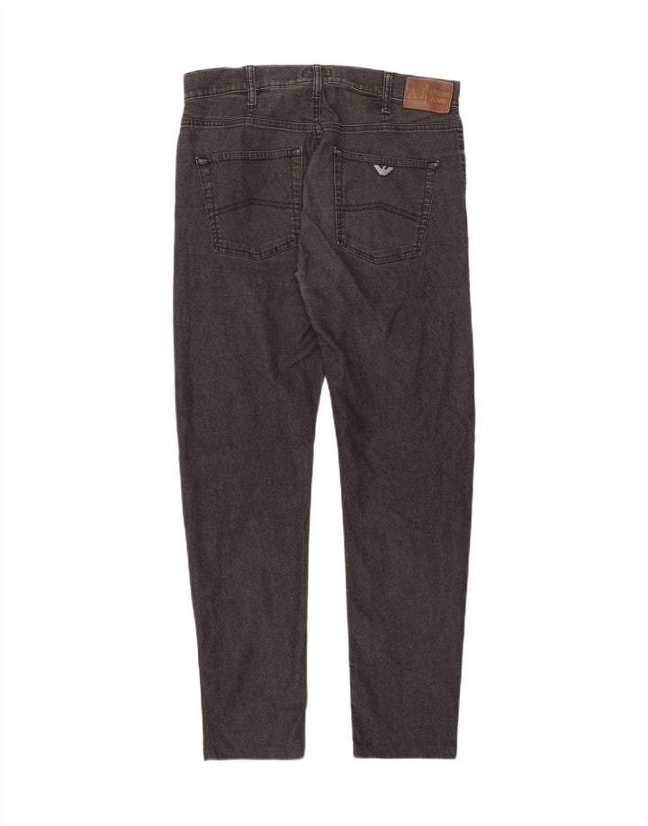 Armani Herre Slim Jeans W33 L29 Sort Bomuld