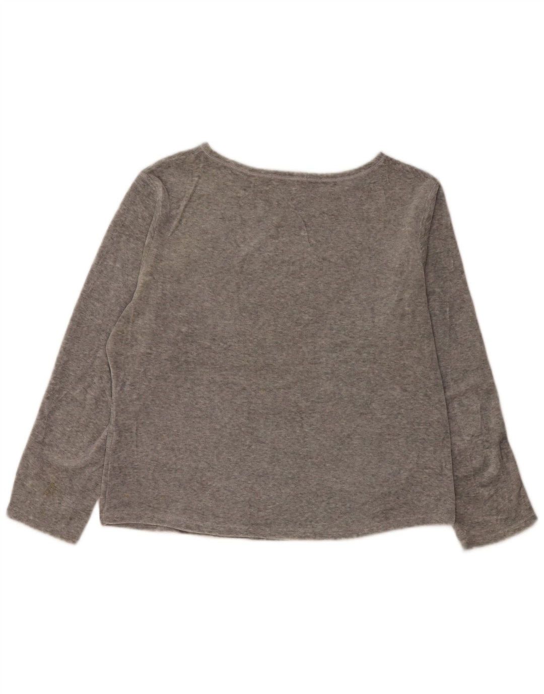 Marks & Spencer Dame Top Langærmet UK 14 Stor Grå Polyester