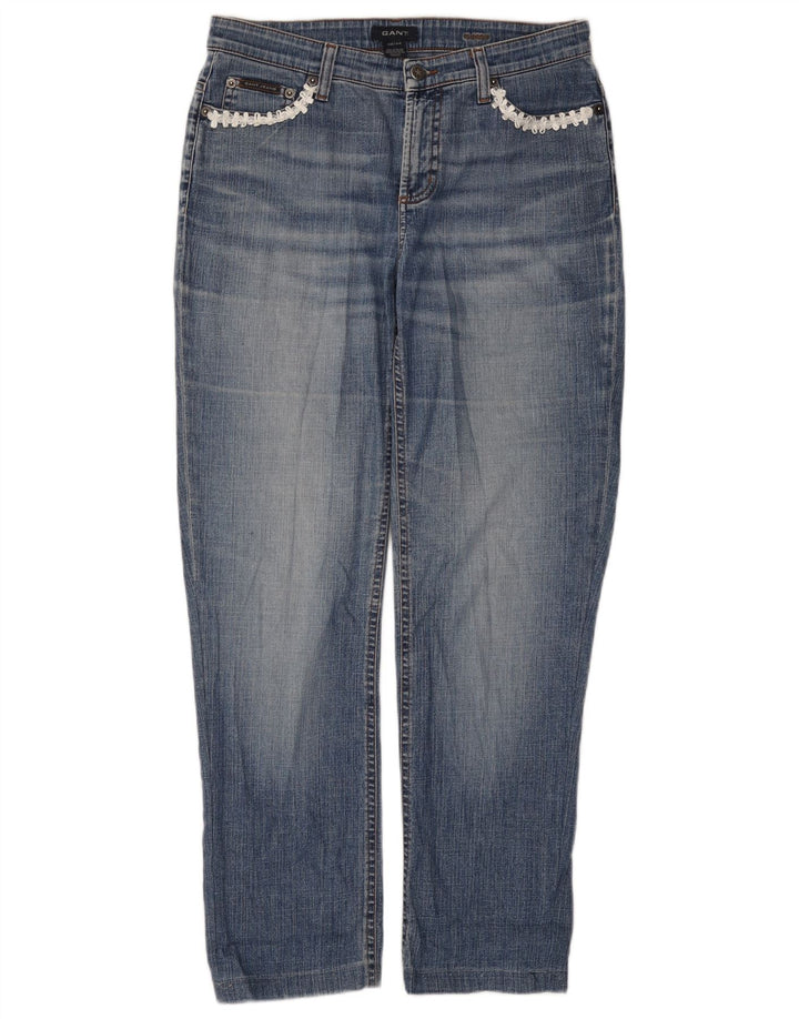 Gant lige jeans til kvinder W30 L28 blå bomuld
