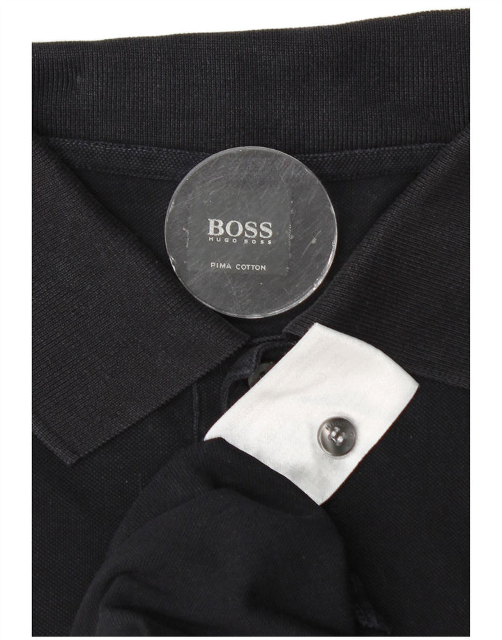 Hugo Boss herre poloshirt Stor marineblå bomuld