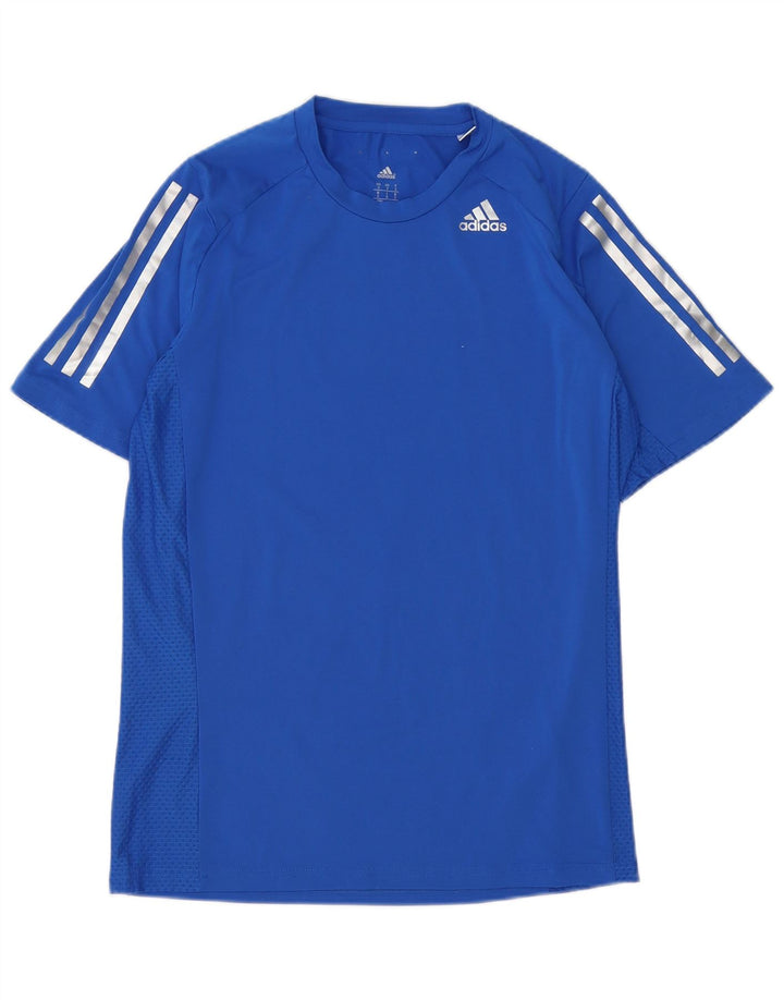 Nike Herre Climacool T-Shirt Top Lille Blå Polyester