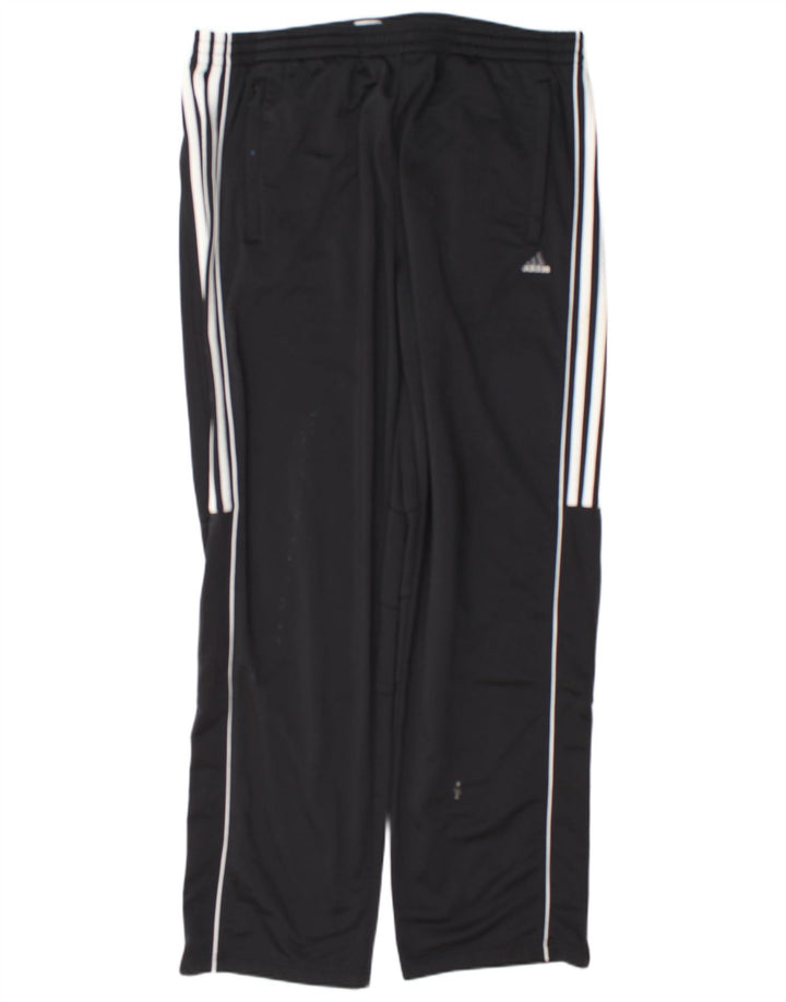 Adidas Herre træningsdragt bukser XL sort stribet polyester